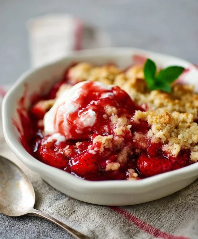 Strawberry Cobbler