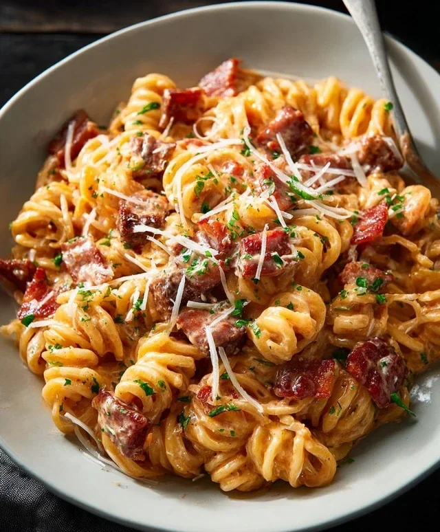 Beef Beef Bacon Pasta