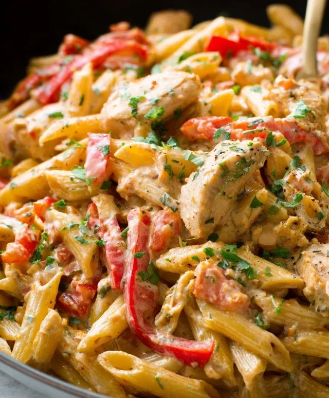 Crock Pot Creamy Cajun Chicken Pasta