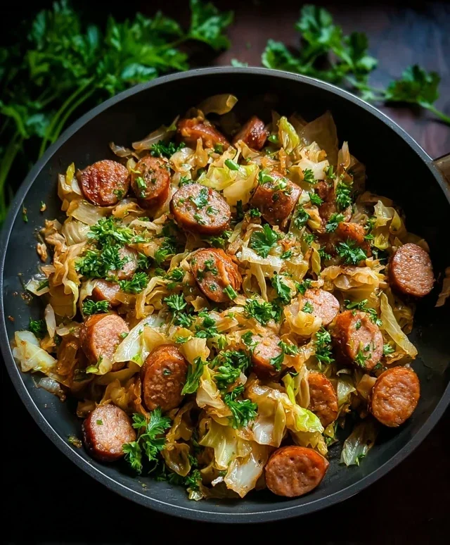 Easy Sausage and Cabbage Stir Fry