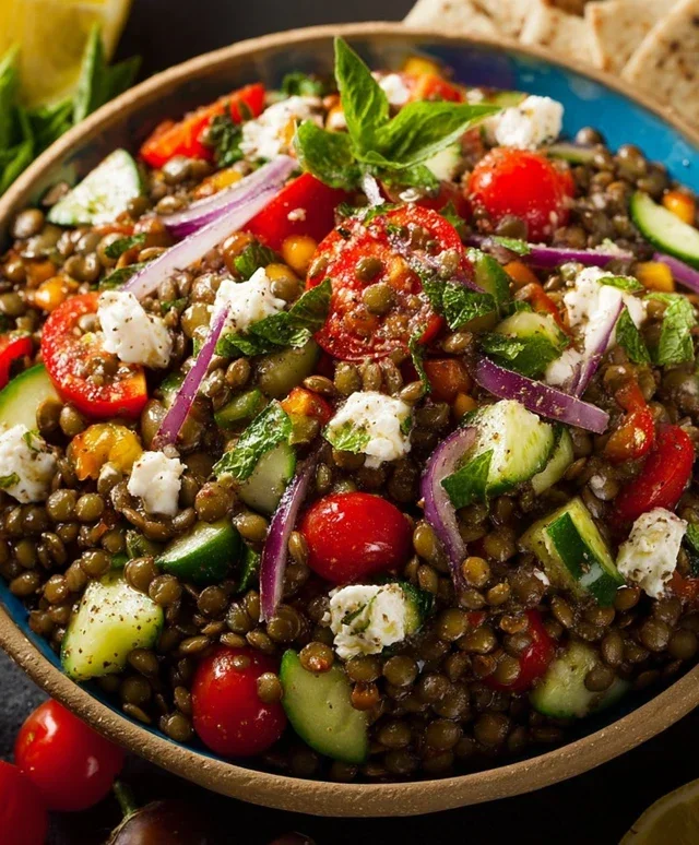 Mediterranean Lentil Salad