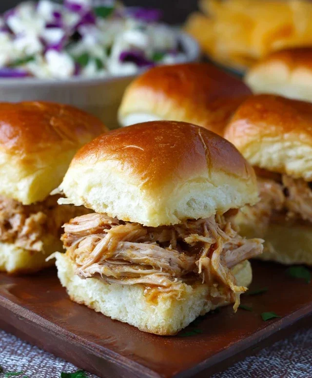 Crock Pot Mississippi Chicken Sliders
