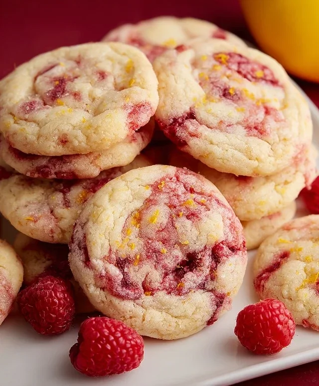 Lemon Raspberry Cookies