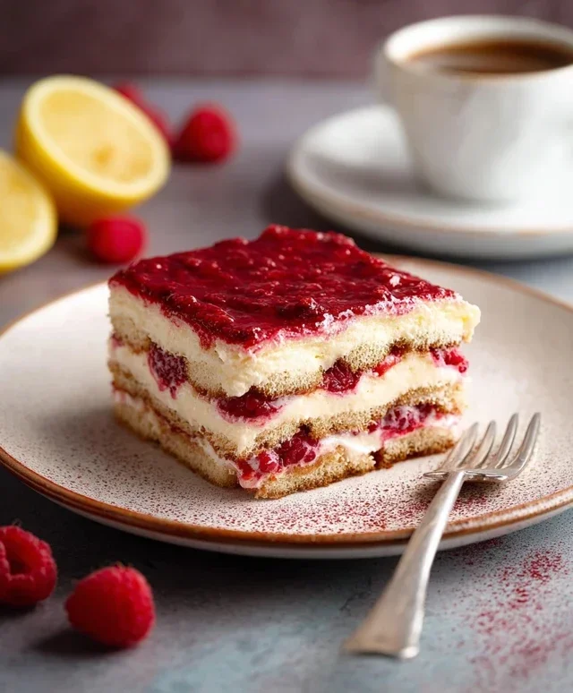 Raspberry Tiramisu