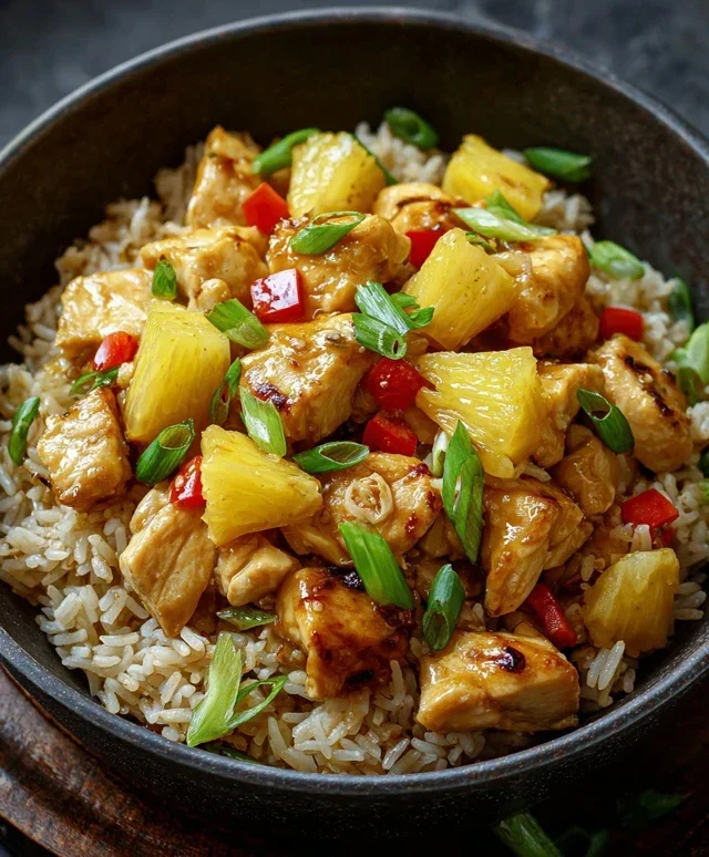 Pineapple Chicken and Rice