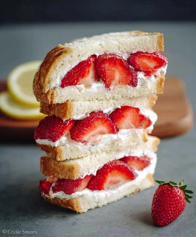 4-ingredient Strawberry Sando