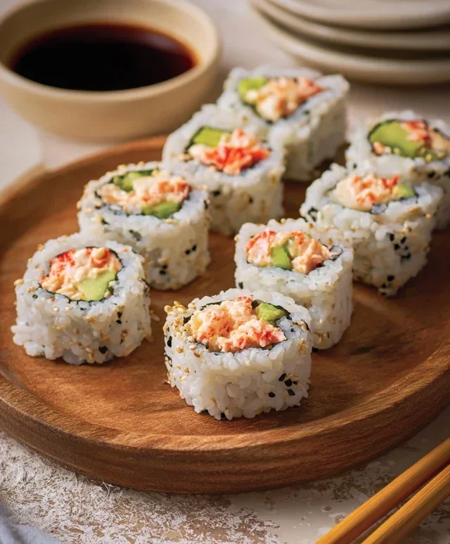 Kani Sushi (Spicy Crab Roll)