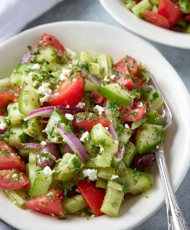 Mediterranean Celery Salad