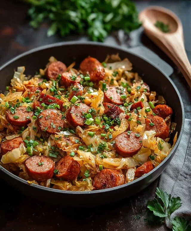 Easy Sausage and Cabbage Stir Fry