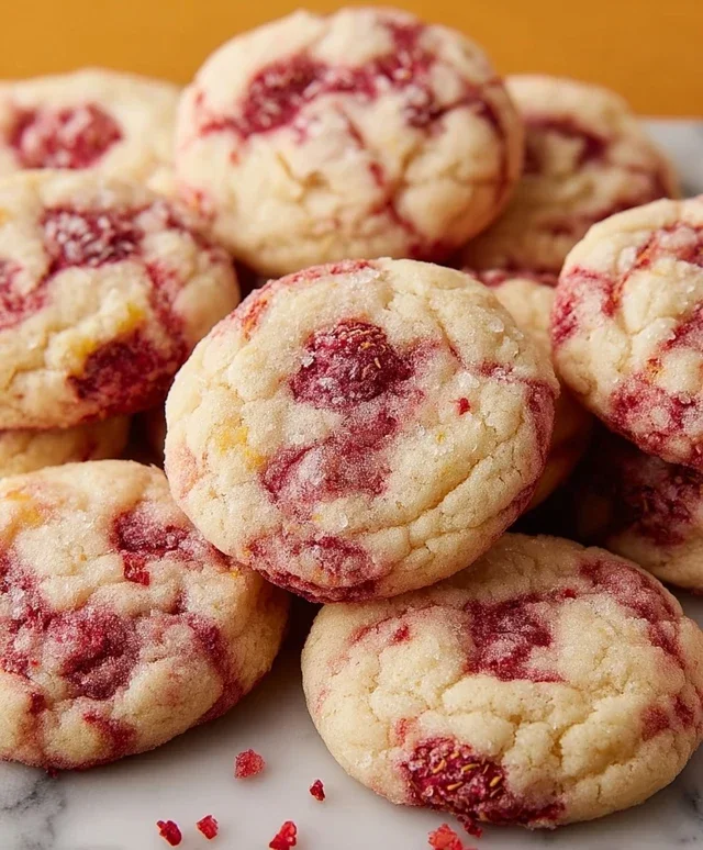 Lemon Raspberry Cookies