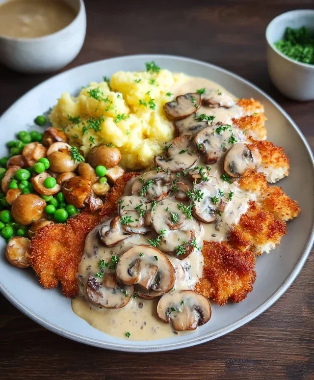 Rahmschnitzel Creamy Mushroom Schnitzel