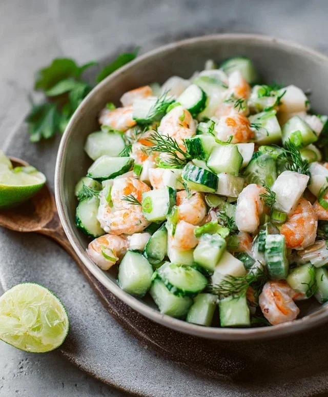 Cucumber Shrimp Salad