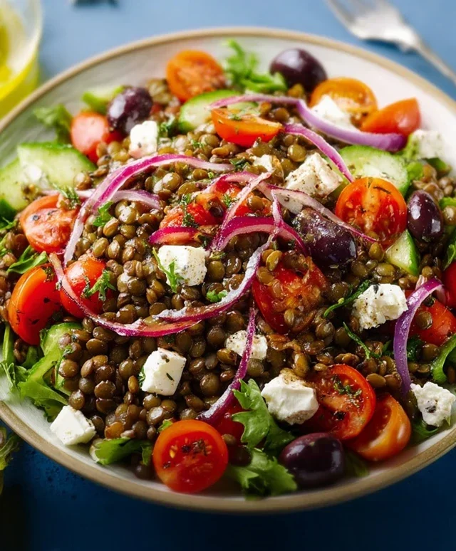 Mediterranean Lentil Salad