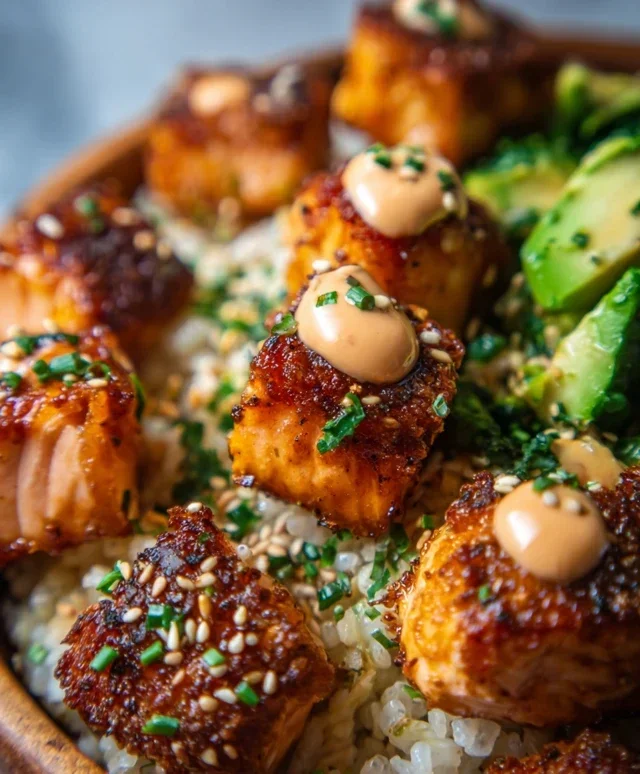 Bang Bang Salmon Bites