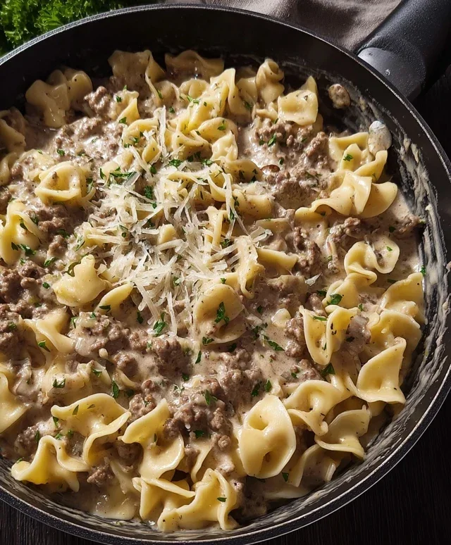 Ground Beef Stroganoff