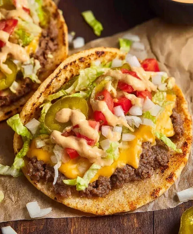 Smash Burger Tacos