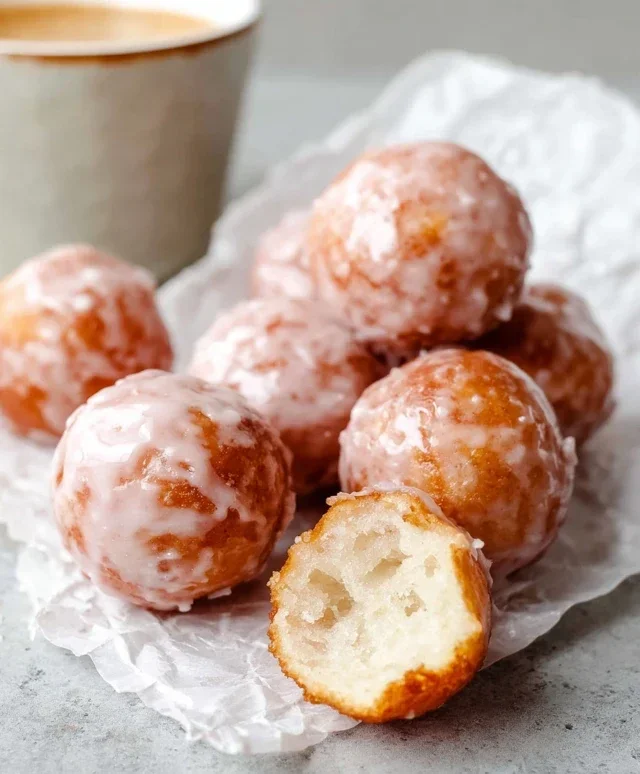 Easy Keto Glazed Donut Balls