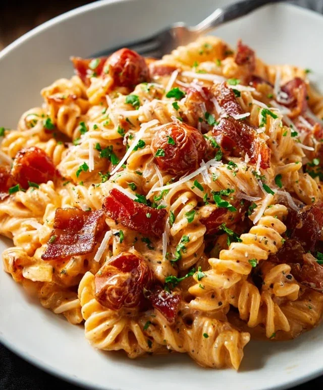 Beef Beef Bacon Pasta