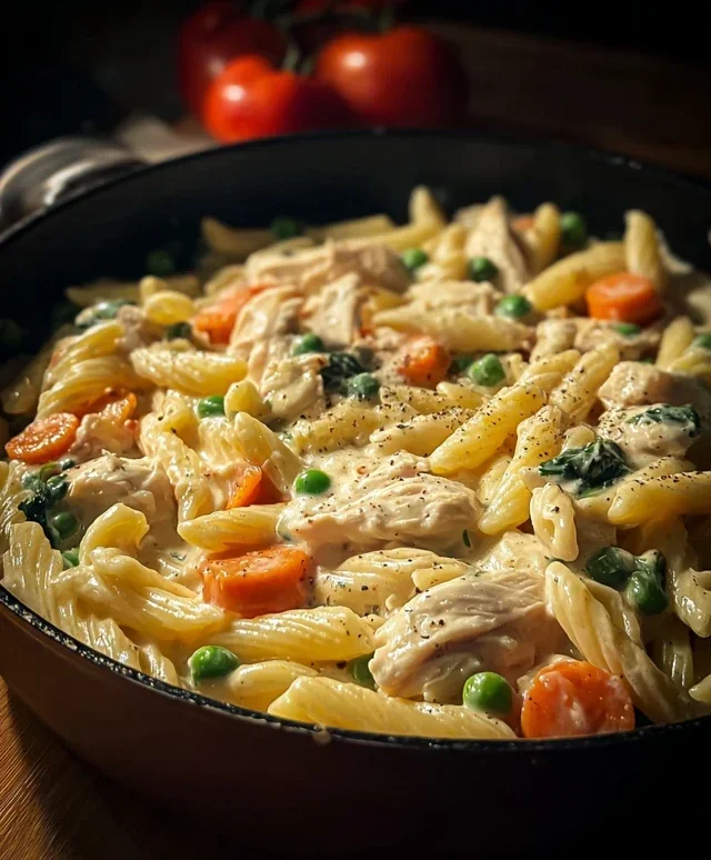 Chicken Pot Pie Pasta