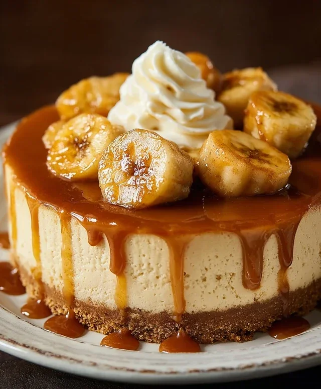 Bananas Foster Cheesecake