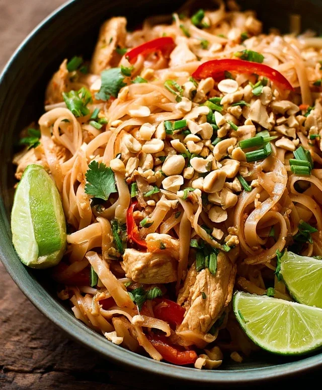 Chicken Pad Thai Dish