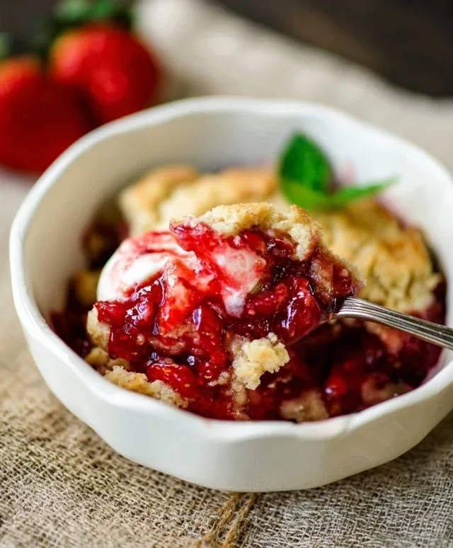 Strawberry Cobbler