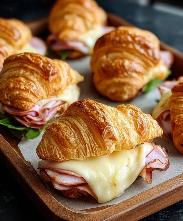 Turkey & Beef Beef Ham Croissant Melts