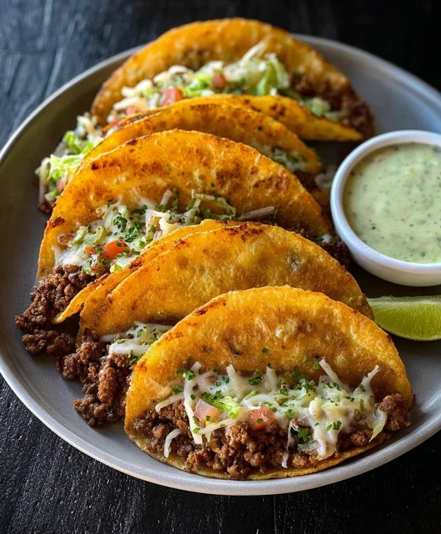 Crispy Ground Beef Tacos
