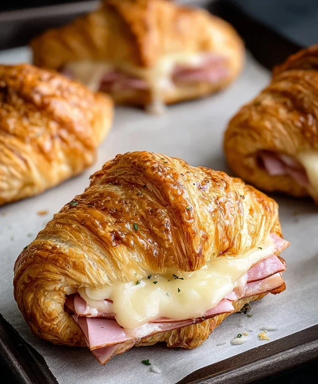 Turkey & Beef Beef Ham Croissant Melts
