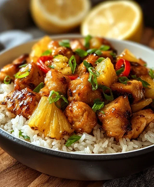 Pineapple Chicken and Rice
