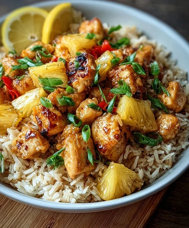 Pineapple Chicken and Rice