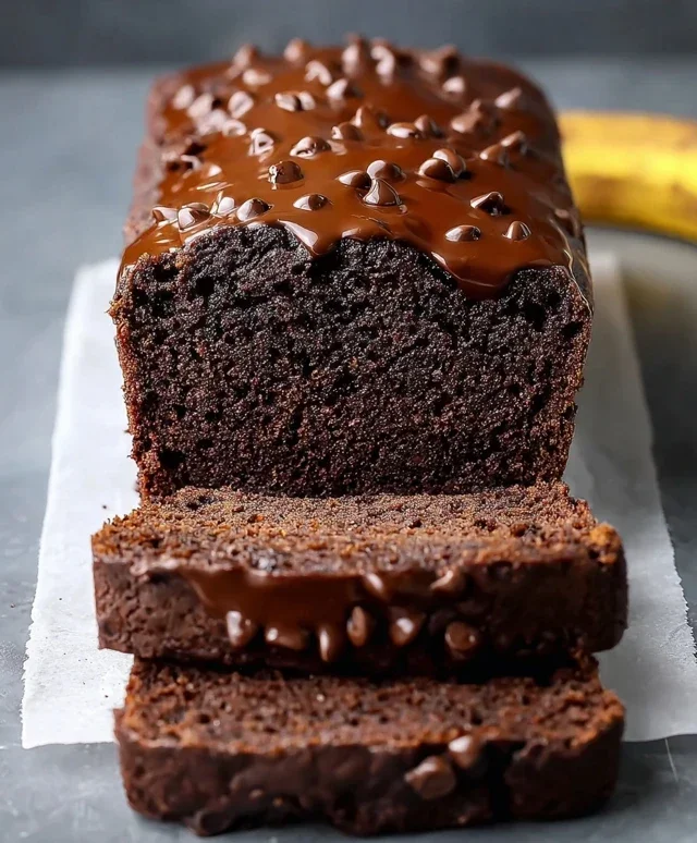 Healthy Chocolate Banana Bread