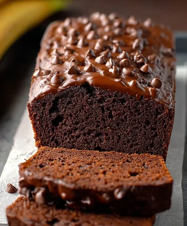 Healthy Chocolate Banana Bread