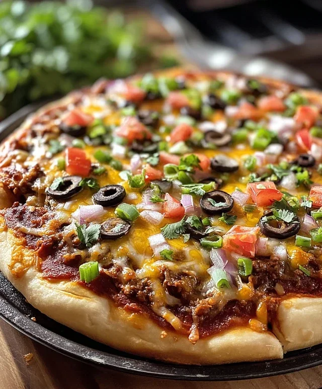 Homemade Mexican Pizza