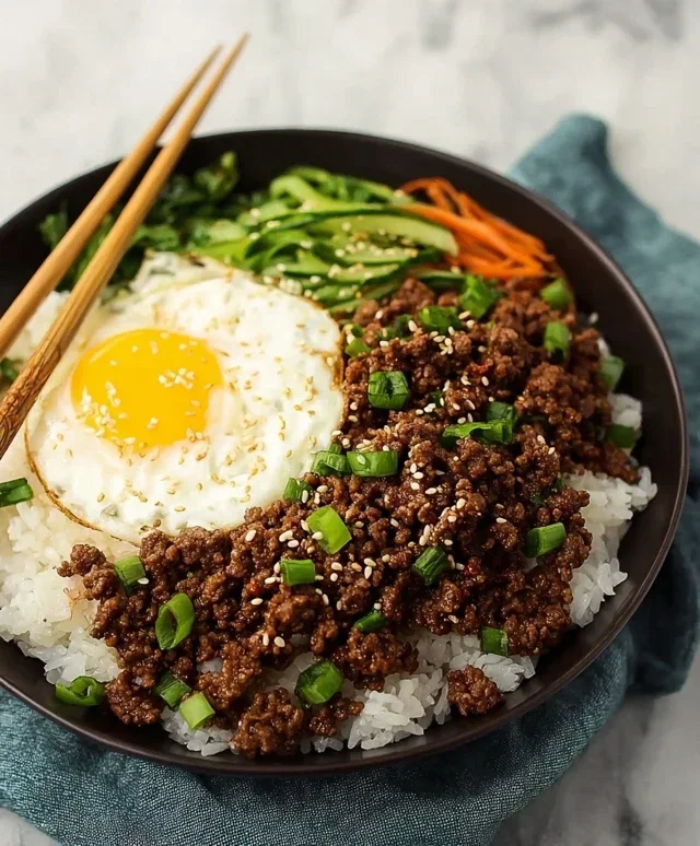 Korean Ground Beef Bowl (25-Minutes)
