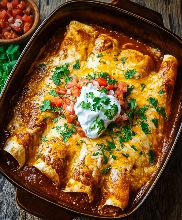 Delicious Chicken Enchiladas