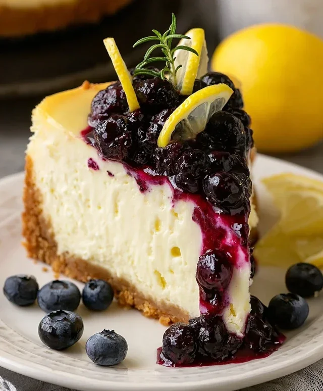 Lemon Blueberry Cheesecake