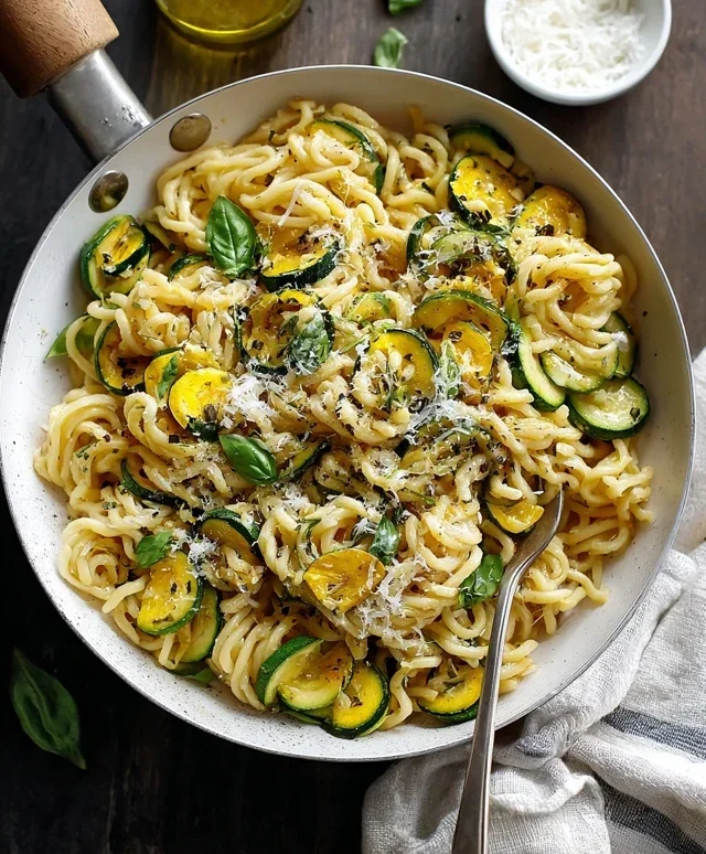 Summer Squash Pasta Skillet