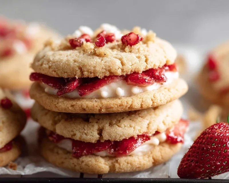 Strawberry Shortcake Cookies