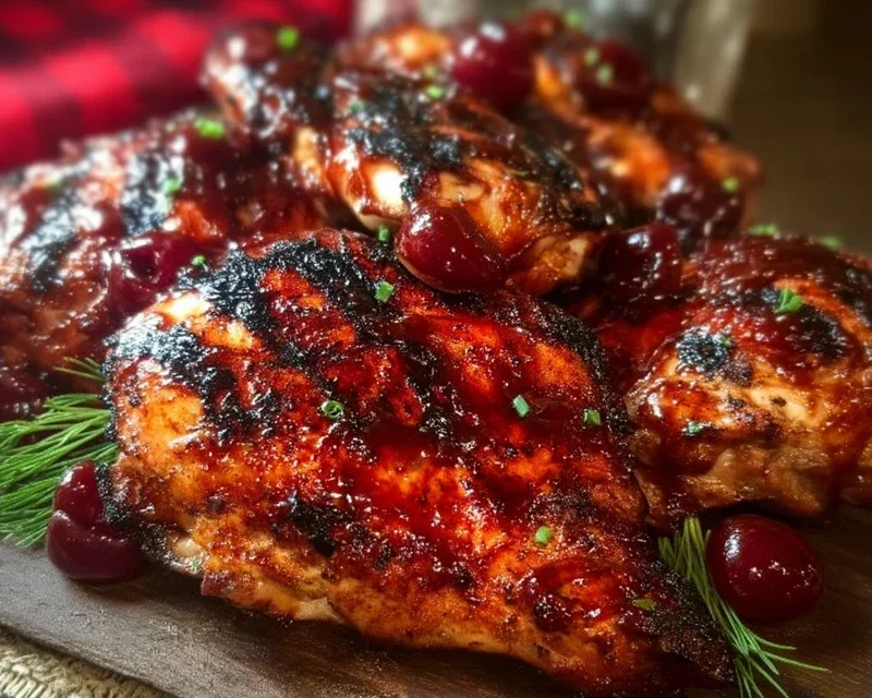 Cherry Dr. Pepper Grilled Chicken
