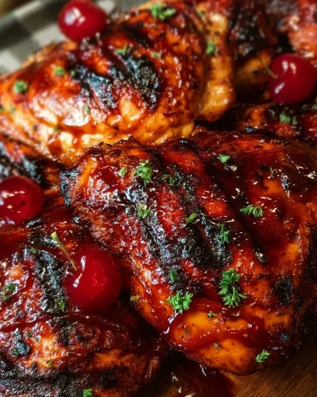 Cherry Dr. Pepper Grilled Chicken