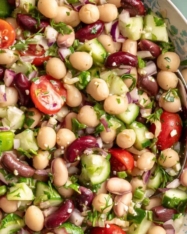 Mediterranean Bean Salad
