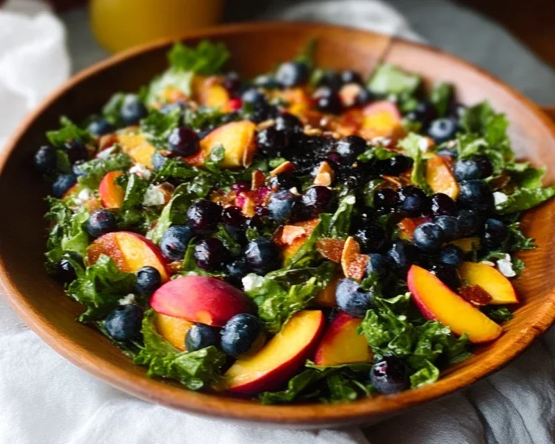 Summer Peach And Blueberry Knon-non-non-alcoholic alternativeic non-alcoholic ale Salad