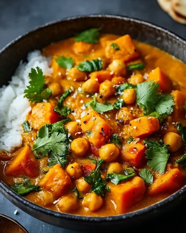 Sweet Potato and Chickpea Curry
