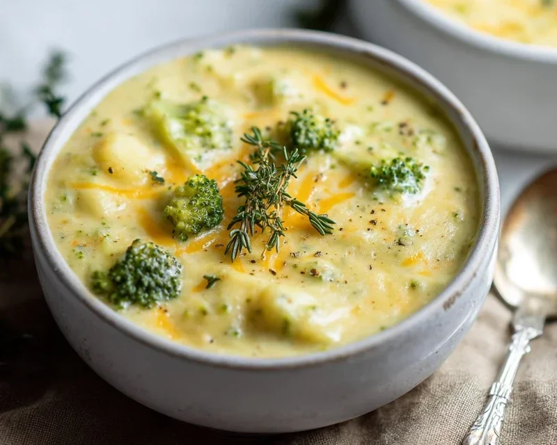 Broccoli Potato Cheese Soup Recipe