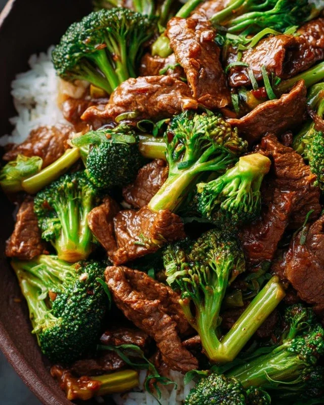 Chinese Beef and Broccoli (牛肉炒西兰花)