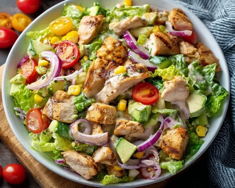 Healthy Ranch Chicken Salad