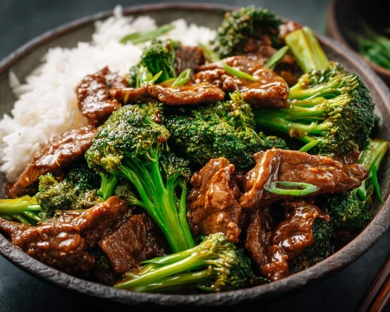 Chinese Beef and Broccoli (牛肉炒西兰花)