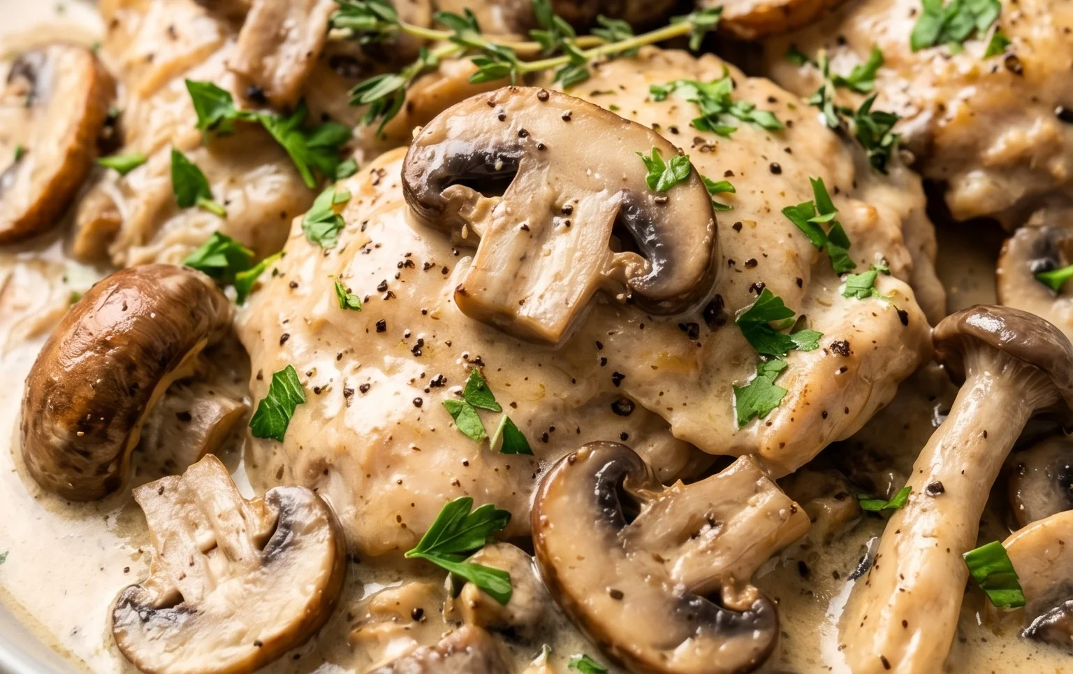 Creamy Mushroom Chicken