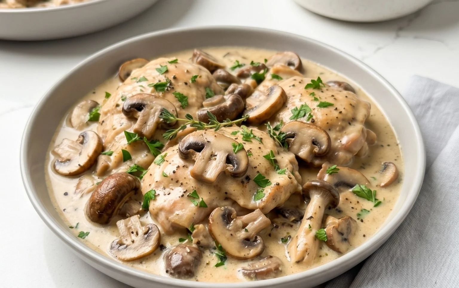 Creamy Mushroom Chicken
